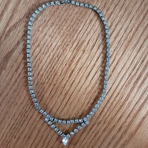 Antique crystal necklace